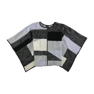 Alfani Womens Colorblocked Knit Sweater, Blue, NWT